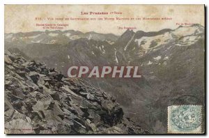 Old Postcard The Pyrenees shooting Save the Cursed Mountains and Adam Mountains