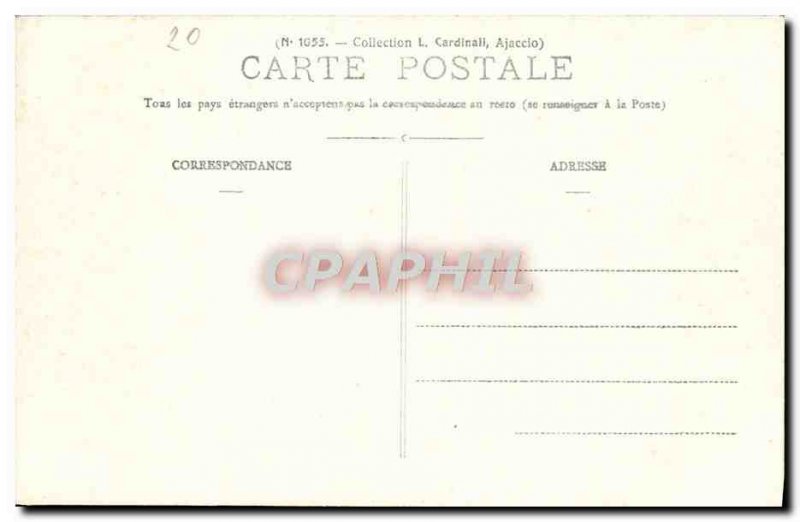 Old Postcard Corsica Calanche De Piana