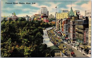 Boston Massachusetts, Tremont Street Fashion Bazzars, Lafayette Mall, Postcard