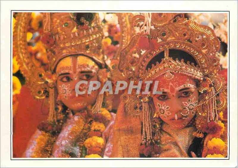 Modern Postcard Benares Evocation Ramayana India