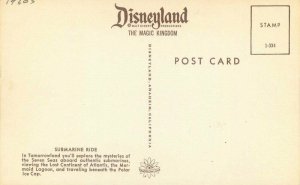 Amusement Disneyland Anaheim California Submarine Ride Postcard 20-5668