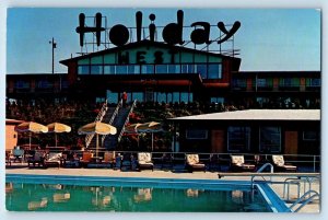 c1960 Harrisburg Pennsylvania Vintage Postcard Holiday Motor Hotels Gettysburg