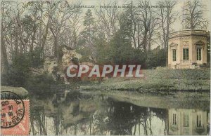 Postcard 97 Old flag of Versailles murigne park petit trianon