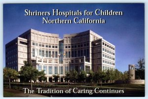 SACRAMENTO, California CA ~ SHRINERS HOSPITAL For Children 1997 ~ 4x6 Postcard