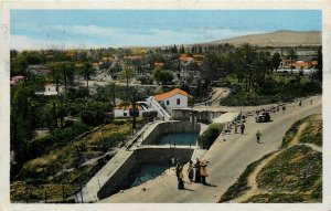 Postcard 1959 Jericho Palestine Israel Mail to Oklahoma FR24-1459