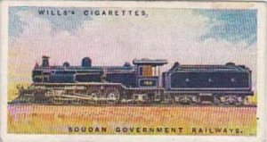 Wills Cigarette Card Railway Engines No 44 Soudan Government Railways