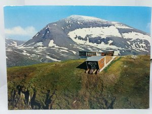 Vintage Postcard Chairlift Terminal and Mountain Restaurant Tromsø Norway