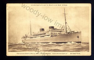 LS3042 - Union Castle Liner - Carnarvon Castle - postcard