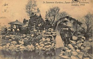 LONDON~JAPANESE BRITISH 1910 EXHIBITION-JAPANESE GARDEN~LOT OF 2 PHOTO POSTCARDS