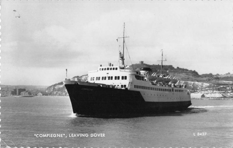 BR101499 compiegne leaving dover ship bateaux real photo  uk