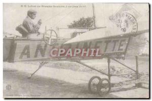 REPRO Champagne monoplane Antoinette L & # 39aviateur French Hubert Latham