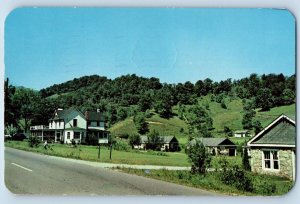 1950 Skyland Cottages & Restaurant Cabins Waynesville North Carolina NC Postcard