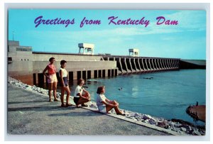 Vintage Greetings From Kentucky Dam Postcard P148