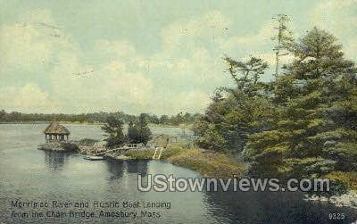 Merrimac River Amesbury MA 1913