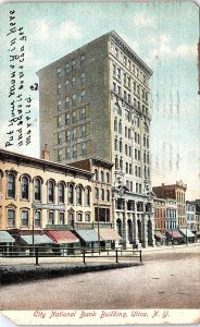 Postcard SHOPS SCENE Utica New York NY AI6171