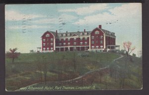 Ohio Cincinnati Fort Thomas - Altamont Hotel pm1908 ~ DB