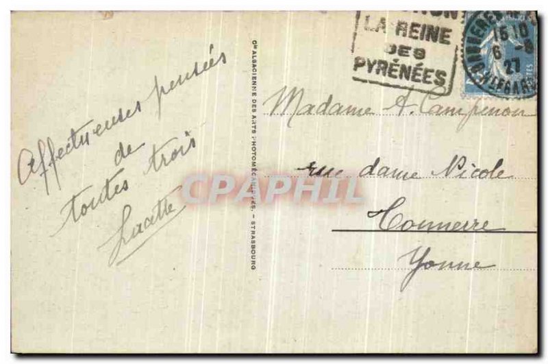 Old Postcard Luchon La Buvette du Pre