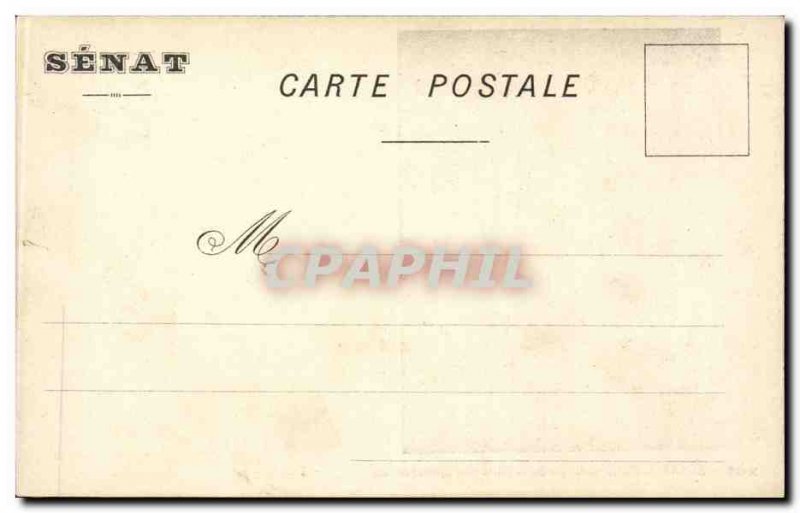 Old Postcard Paris Porte Senate of the central conferences hall