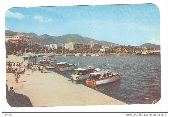 El Malecon, Acapulco, Gro.  Mexico,   40-60s