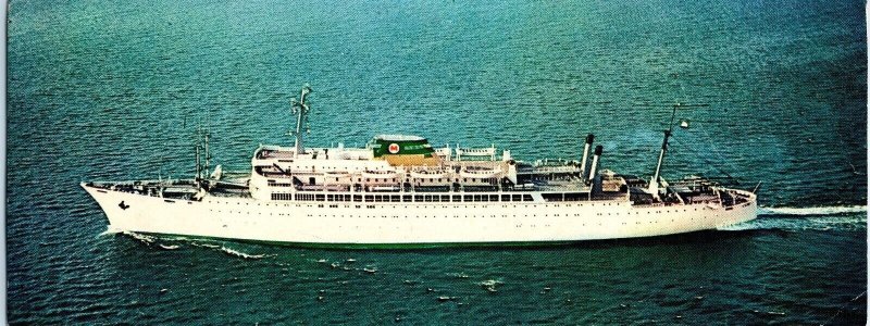 9 Panorama c1960s Moore-McCormack Lines Brasil Argentina Ship Liner Postcard 1F
