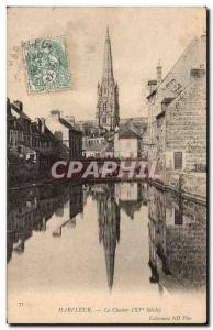 Old Postcard Harfleur The Belfry