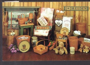 Baskets,Dresden Pottery,Dresden,OH Advertising BIN