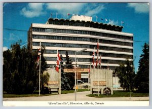 Entrance To Klondikesville, Edmonton, Alberta, 1974 Chrome Postcard