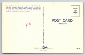 Keefer Terminal, Thunder Bay Ontario, Vintage Chrome Postcard