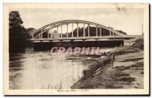 Old Postcard Mery Sur Oise Bridge