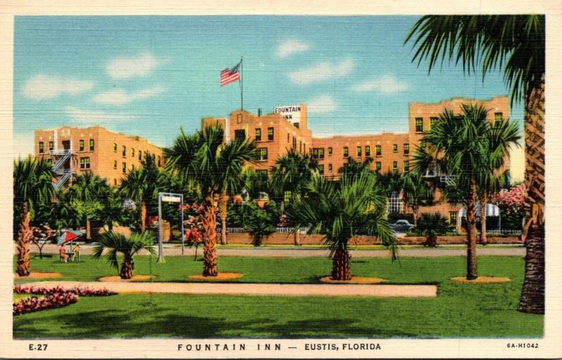 Florida Eustis The Fountain Inn 1937 Curteich