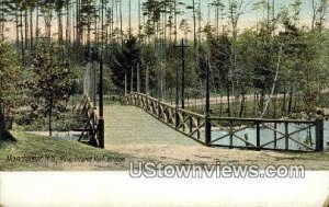 Pine Island Park Bridge in Manchester, New Hampshire