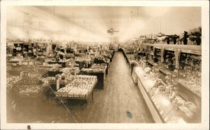 High Point NC North Carolina McLellan Stores Co INTERIOR Real Photo Postcard