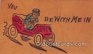  Leather Postcard Post Card Be With Me