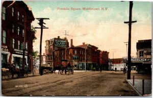 Postcard NY Middletown Franklin Square