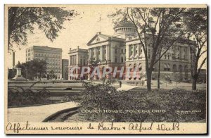 Postcard Old Court House Ohio Toledo