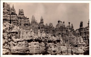 RPPC, Hindu Temple, Bryce Canyon National Park UT Vintage Postcard M58