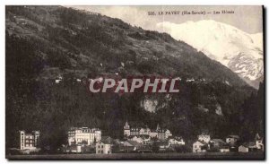 Old Postcard The Le Fayet Hotels