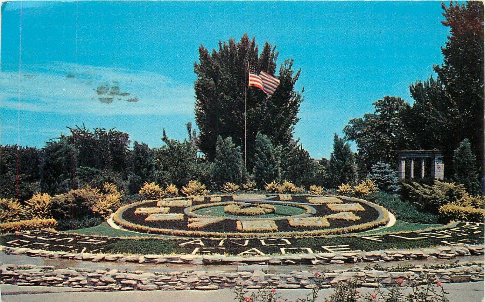 Floral Clock Forest Park St Louis Missouri MO pm 1963 Postcard | United ...