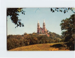 Postcard Holy Hill, Shrine of Mary-Help of Christians, Hubertus, Wisconsin