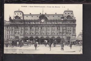 Court,Gave Saint-Lazare,Paris,France Postcard 