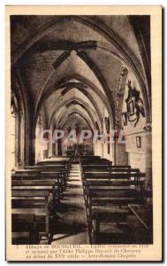 Postcard Old Bourgueil Abbey Chapel