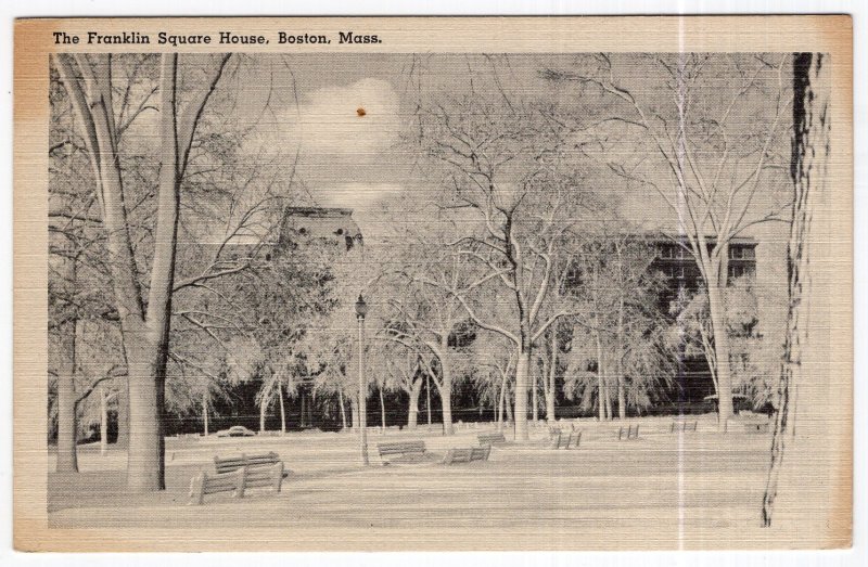 Boston, Mass, The Franklin Square House