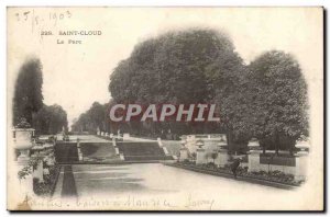 Saint Cloud Old Postcard The park