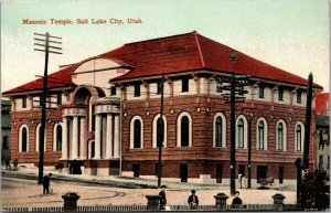 Postcard Masonic Temple in Salt Lake City, Utah~139364