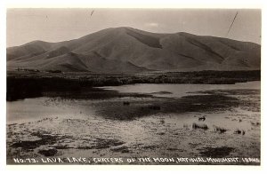 RPPC Postcard Lava Lake Craters of the Moon National Monument Idaho