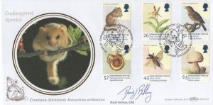 David Bellamy Dormouse Wildlife Presenter Benham Hand Signed FDC