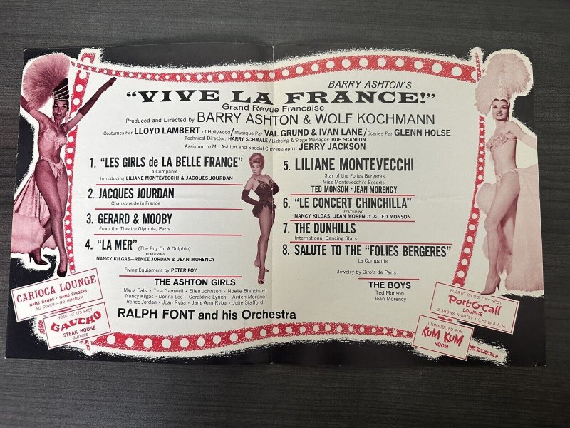 VTG La Copa Cupper Club in San Juan Puerto Rico Barry Ashton's Vive La France AD