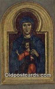 Madonna and child enthroned Religious Unused 