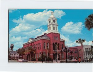 Postcard Nassau County Courthouse, Fernandina Beach, Florida