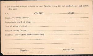 US  Pre-stamped Postcard UX24 McKinley